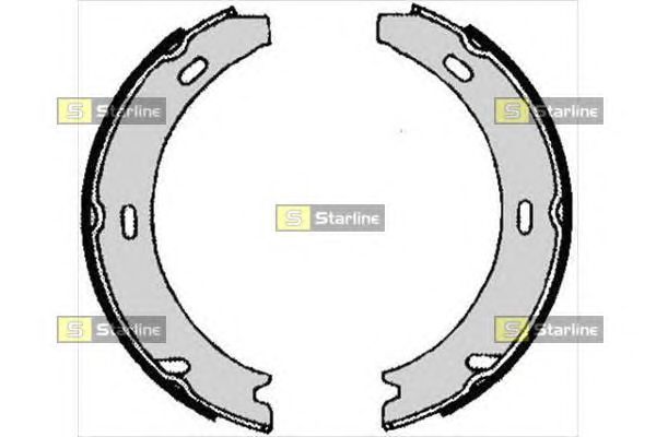 Тормозные колодки ручника STARLINE BC 04730