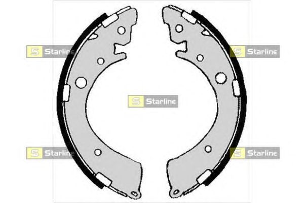 Гальмівні колодки STARLINE BC 05360