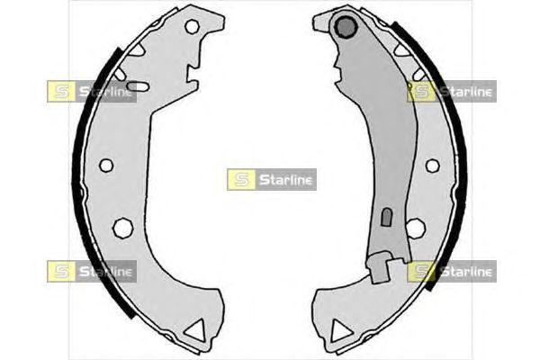Тормозные колодки STARLINE BC 07810