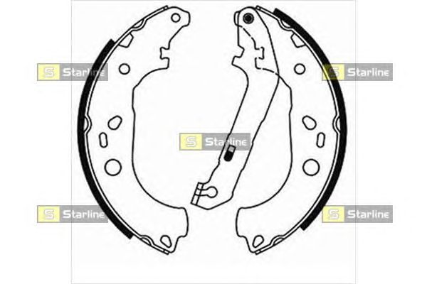 Тормозные колодки STARLINE BC 08600