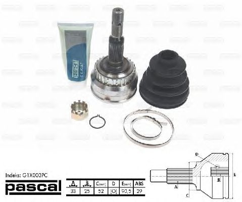 Комплект ШРКШ PASCAL G1X003PC