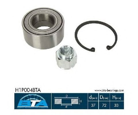 Підшипник маточини BTA H1P004BTA