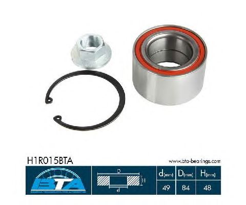 Ступичный подшипник BTA H1R015BTA