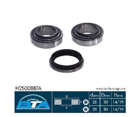 Ступичный подшипник BTA H25008BTA
