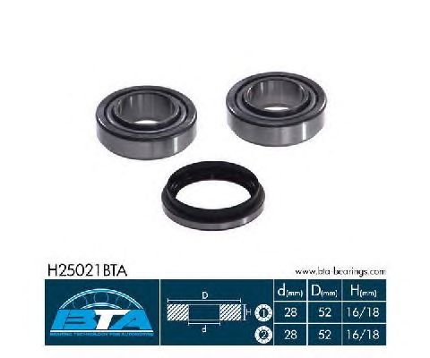 Ступичный подшипник BTA H25021BTA