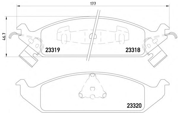 Тормозные колодки TEXTAR 2331801