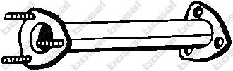 Труба выхлопного газа BOSAL 741-003
