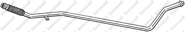 Труба выхлопного газа BOSAL 952-149