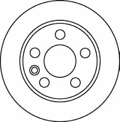 Гальмівний диск JURID 562057JC