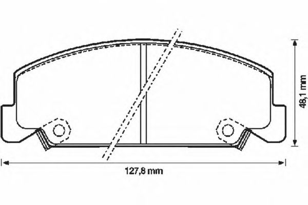Тормозные колодки JURID 572284J