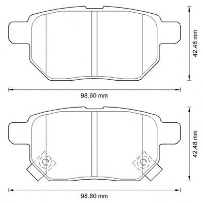 Тормозные колодки JURID 572591J