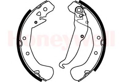 Тормозные колодки BENDIX 362389B
