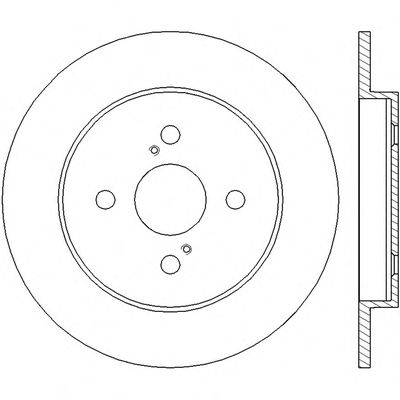 Тормозной диск BENDIX 562451B