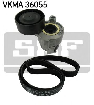 Комплект поликлинового ремня SKF VKMA 36055