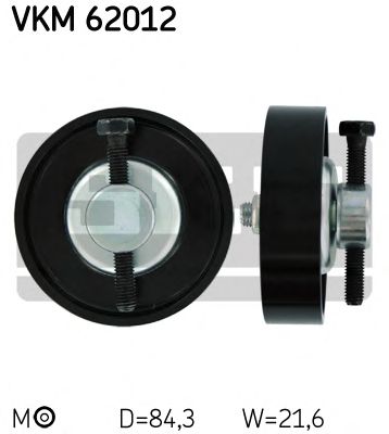 Натяжной ролик поликлинового ремня SKF VKM 62012