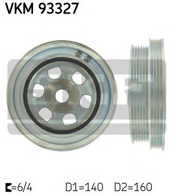 Шків коленвалу SKF VKM 93327