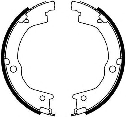 Тормозные колодки ручника FERODO FSB4049