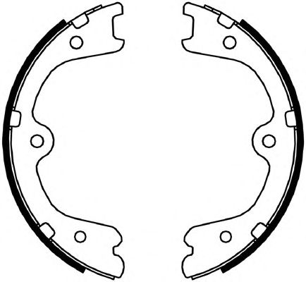 Тормозные колодки ручника FERODO FSB4054