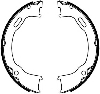 Тормозные колодки ручника FERODO FSB4061