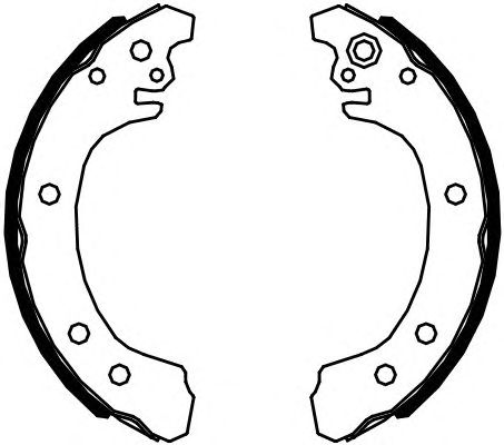 Тормозные колодки FERODO FSB4124