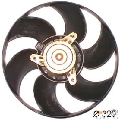 Вентилятор охлаждения HELLA 8EW 351 044-161