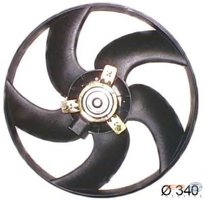 Вентилятор охолодження HELLA 8EW 351 044-221