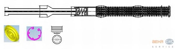 Осушитель кондиционера HELLA 8FT 351 192-441
