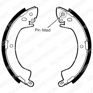 Тормозные колодки DELPHI LS1344