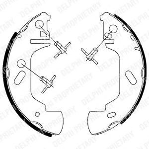 Тормозные колодки DELPHI LS1701