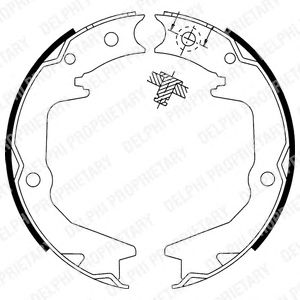 Тормозные колодки ручника DELPHI LS1913