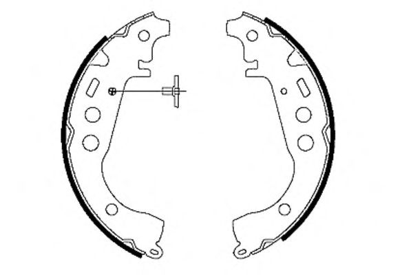 Тормозные колодки HELLA 8DB 355 001-771
