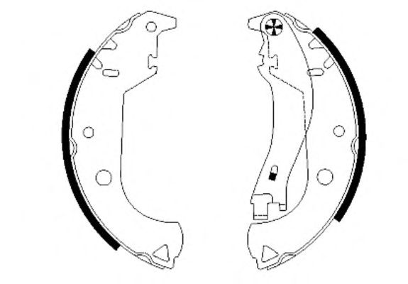 Тормозные колодки HELLA 8DB 355 002-611