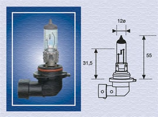 Лампа накаливания MAGNETI MARELLI 002577300000 (фара дальнего света, основная фара)