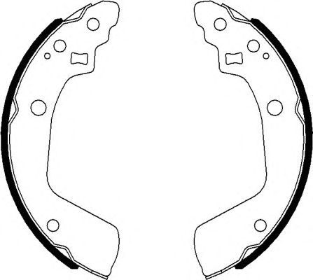 Гальмівні колодки HELLA 8DB 355 022-051