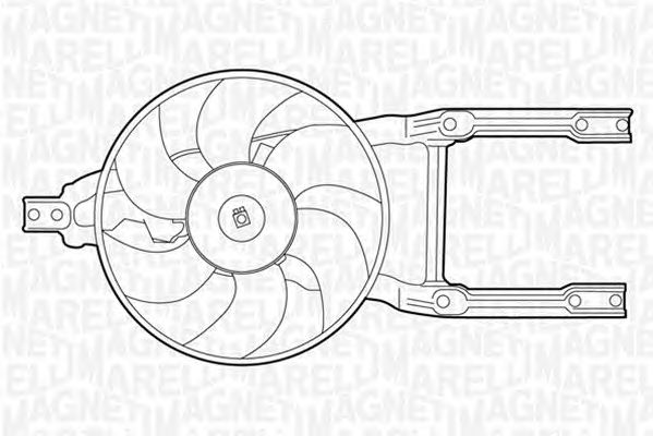 Вентилятор охолодження MAGNETI MARELLI 069422205010