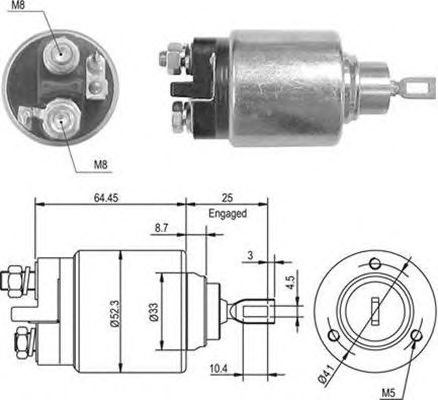 Втягивающее реле MAGNETI MARELLI 940113050011