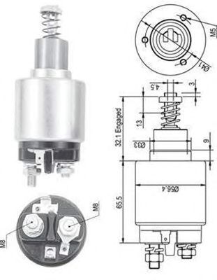Втягивающее реле MAGNETI MARELLI 940113050129
