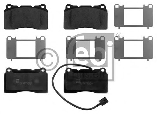 Тормозные колодки FEBI BILSTEIN 16848