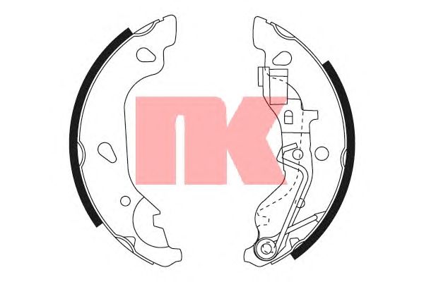 Тормозные колодки NK 2723669