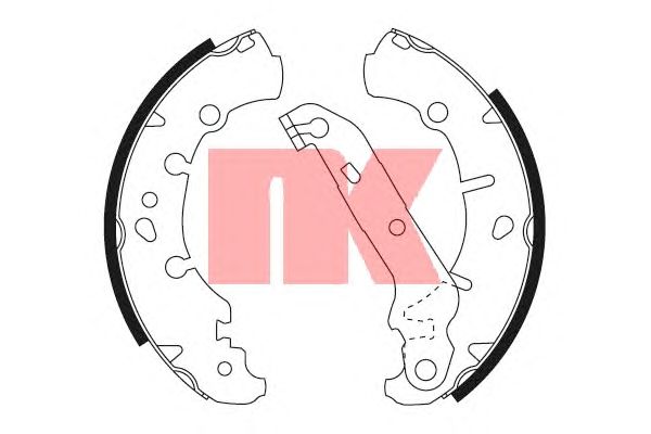 Тормозные колодки NK 2725673