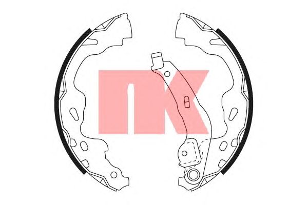 Тормозные колодки NK 2745705