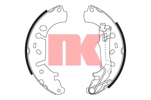 Тормозные колодки NK 2723731