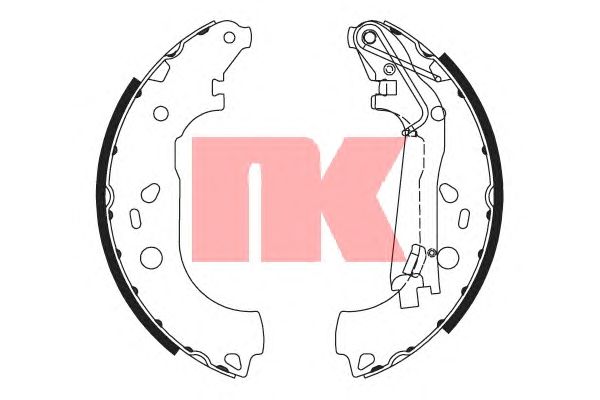 Тормозные колодки NK 2719758