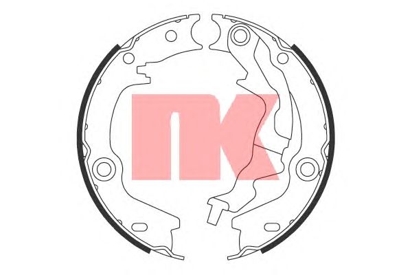 Тормозные колодки ручника NK 2734784