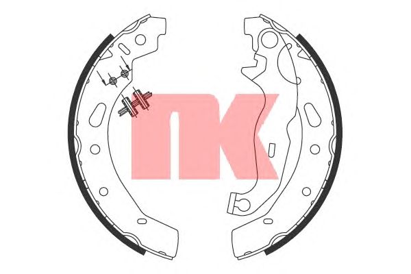 Тормозные колодки NK 2732792