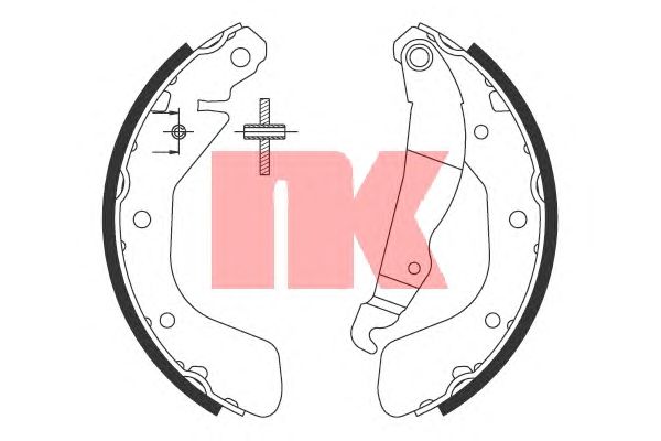 Тормозные колодки NK 2736797