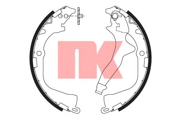 Тормозные колодки NK 2747816