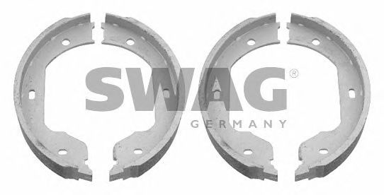 Тормозные колодки ручника SWAG 20 92 3851