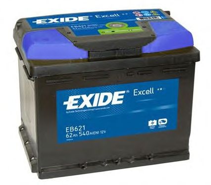 Стартерная аккумуляторная батарея EXIDE EB621