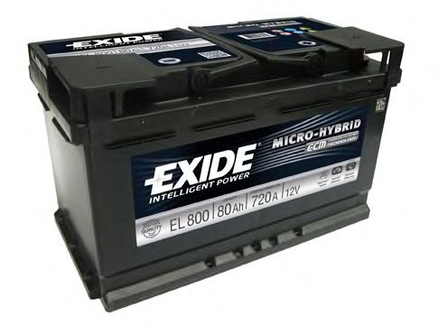 Стартерная аккумуляторная батарея EXIDE EL800